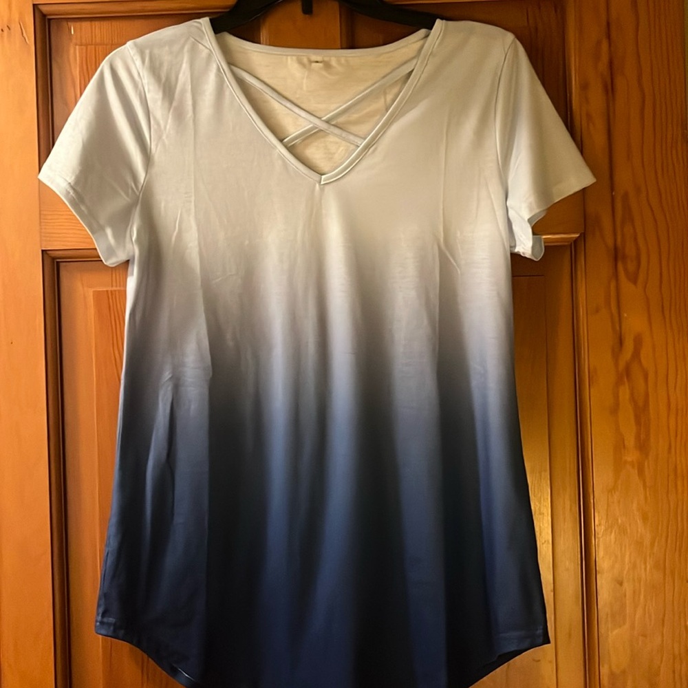 Ombre Print Shirt.